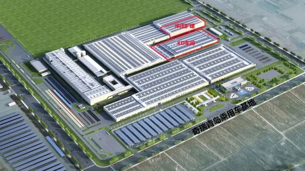 Proxecto de construción de taller de produción de pezas de Chery KD na viga, EIHE entendeu que o proxecto de construción da base de Chery Automobile Qingdao gañou a oferta 