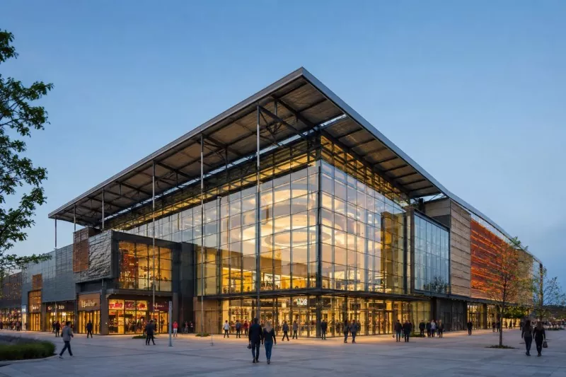 Como a construción dun centro comercial con estrutura de aceiro pode converterse no centro do estilo de vida urbano?