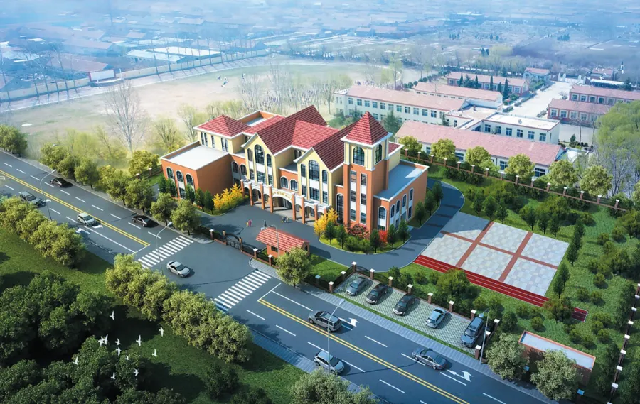Revisión de Casos de Proxecto | Proxecto de xardín de infancia de Jinkou: o primeiro edificio de estrutura de aceiro prefabricada EPC no distrito de Jimo