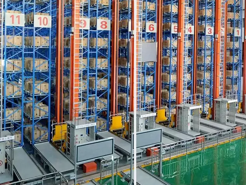 Almacén de aceiro estereoscópico automatizado