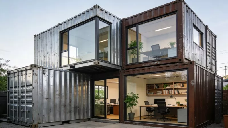 Home Office en contenedores