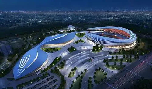 Construción de aceiro de ximnasio tipo domo