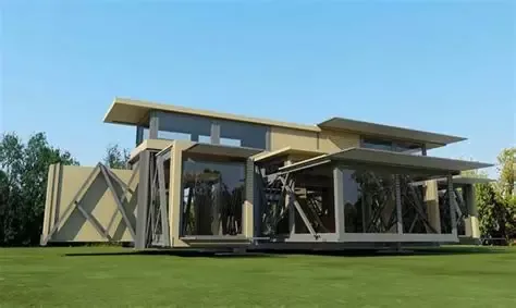 Casa de contedores extensible