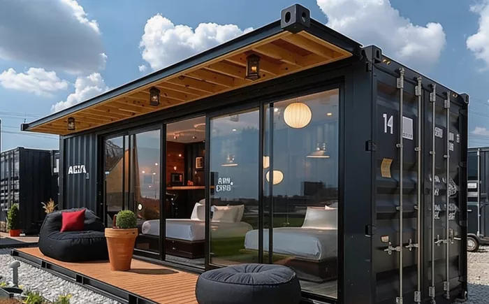 Casa prefabricada verde