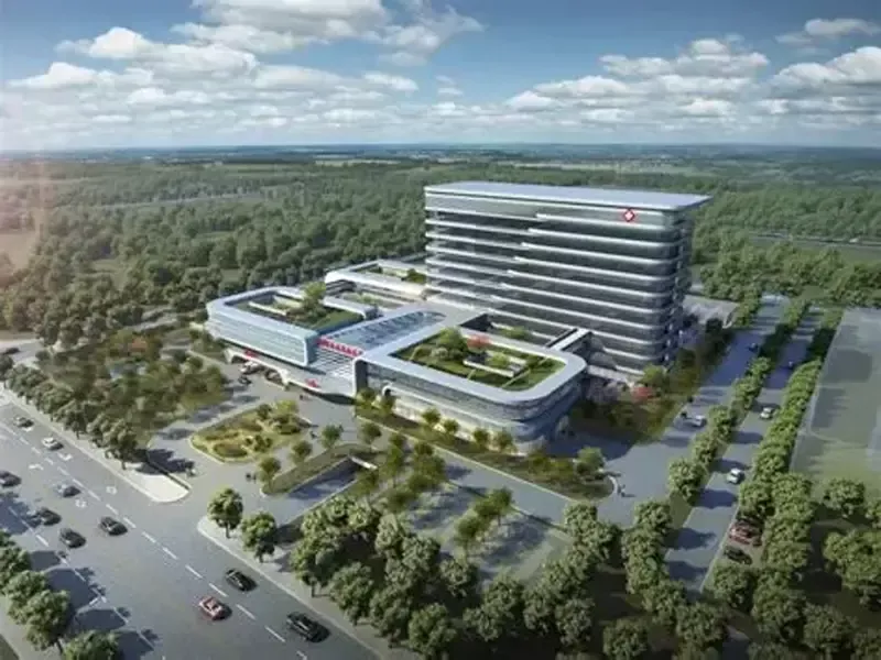 Hospital Xeral de Estrutura de Aceiro de gran altura