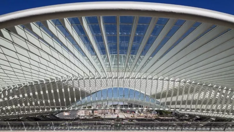 Construcción de aceiro de estación de truss de gran luz