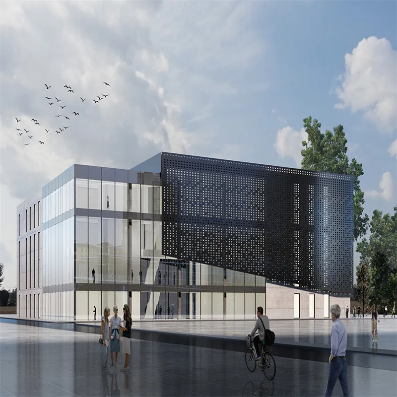 Sala de exposicións lixeiras Construción de aceiro