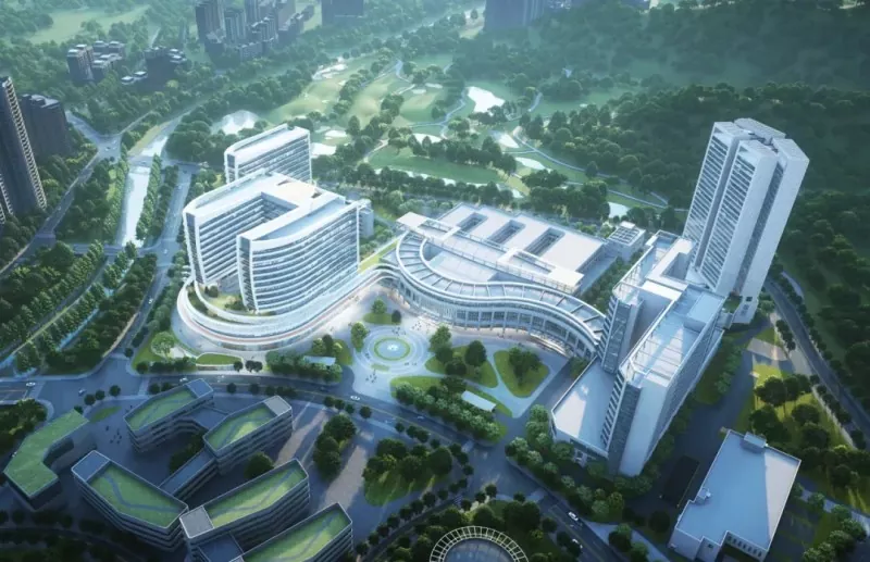 Centro de Imaxe Médica Construción de Aceiro
