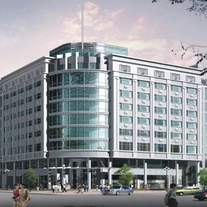 Edificio de gran altura hospitalario modular