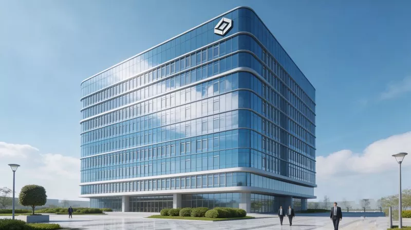 Construción de edificios de oficinas con marco de aceiro prefabricado