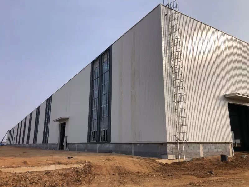 Almacén prefabricado de aceiro