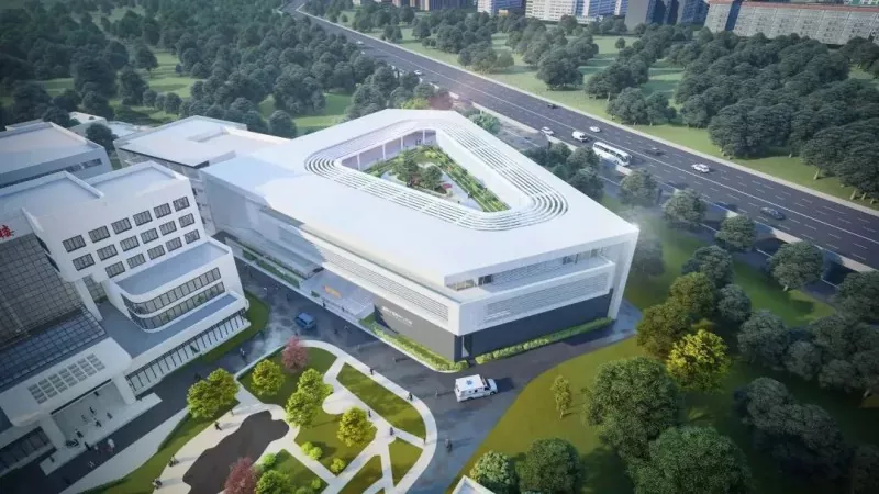 Edificio de aceiro prefabricado do centro médico