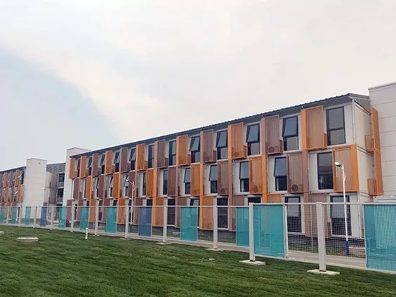 Casa prefabricada de contedores modulares móbiles prefabricadas