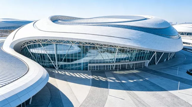 Construcción de aceiro da pista de patinaxe