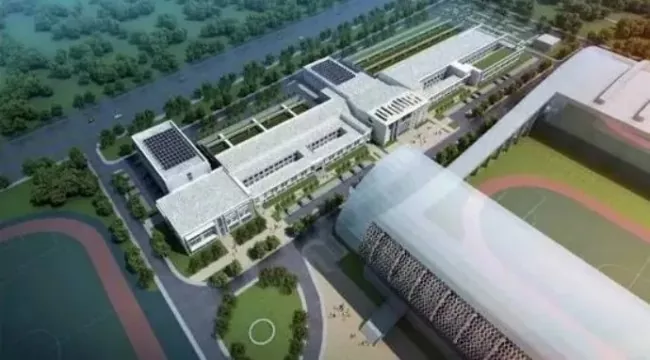 Construcción de aceiro do centro deportivo de tiro