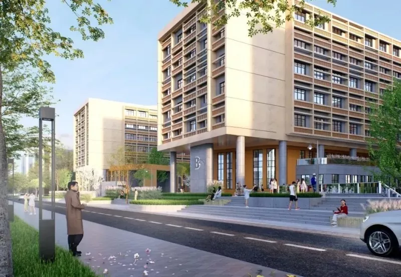 Steel Frame Edificio de estudantes de intercambio internacional