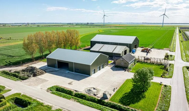 Estrutura de Aceiro Construción de Plantas de Procesamento Agrícola