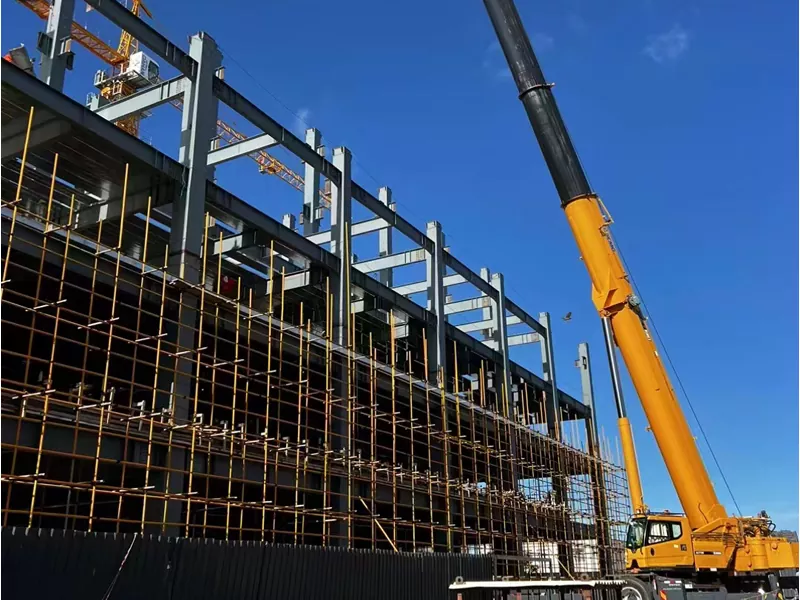 Edificio de estrutura metálica para hospital