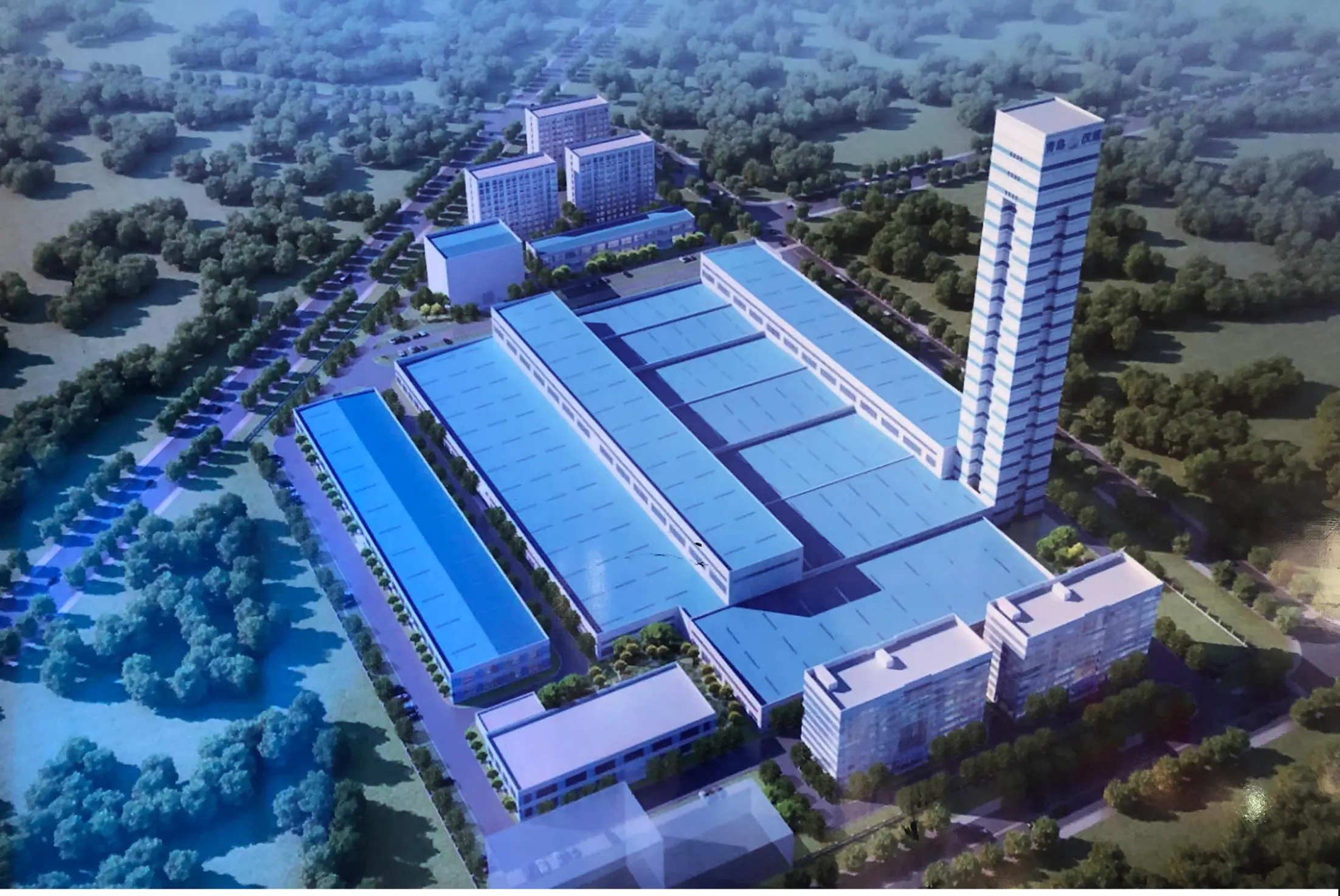 Estrutura de aceiro Construcción de Plantas de Fabricación de Cables