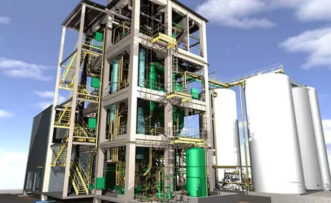 Planta Química de Estrutura de Aceiro