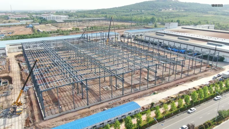 Estrutura de aceiro Almacenamento de produtos químicos Construción de almacén