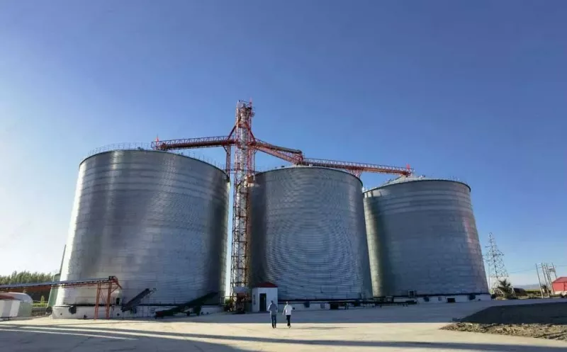 Silo de gran de estrutura de aceiro