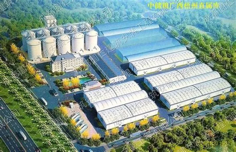 Depósito de almacenamento de grans de estrutura de aceiro