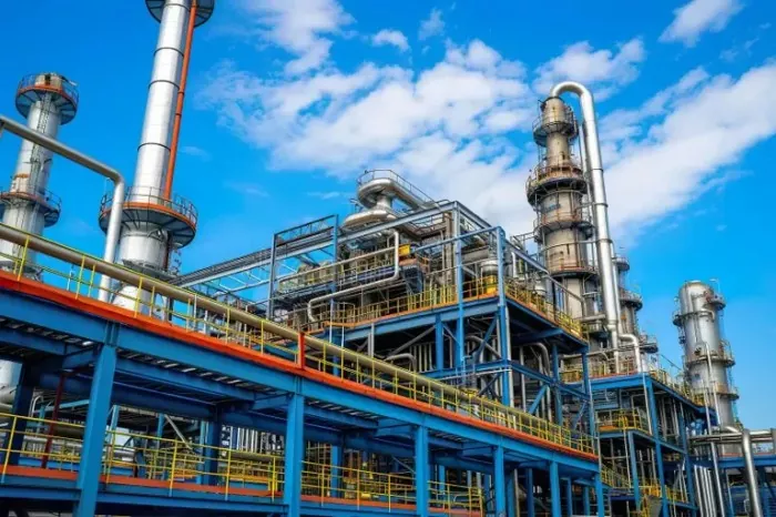 Planta Industrial de Estrutura Aceiro