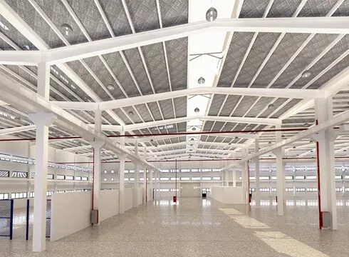 Centro de loxística de estruturas metálicas