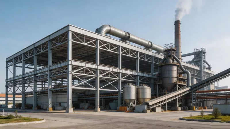 Construción de Fábrica Metalúrxica de Estrutura de Aceiro