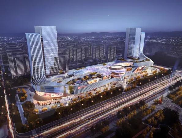 Construción de centros comerciais de estrutura de aceiro